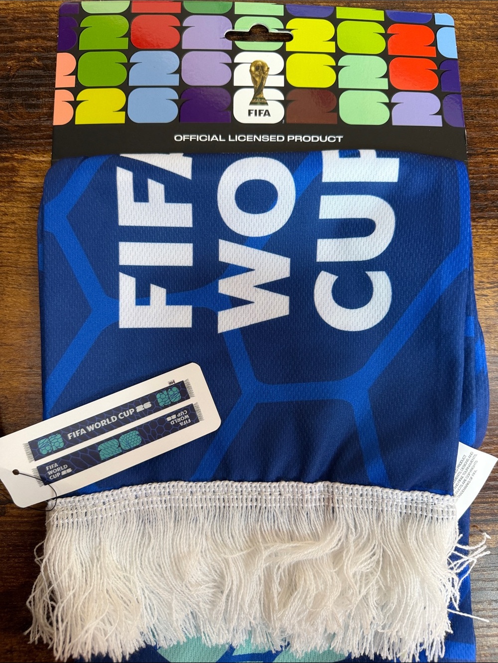 2026 FIFA World Cup Soccer Blue Fan Scarf